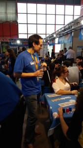 Stand Giochi Uniti al Napoli Comicon 2015